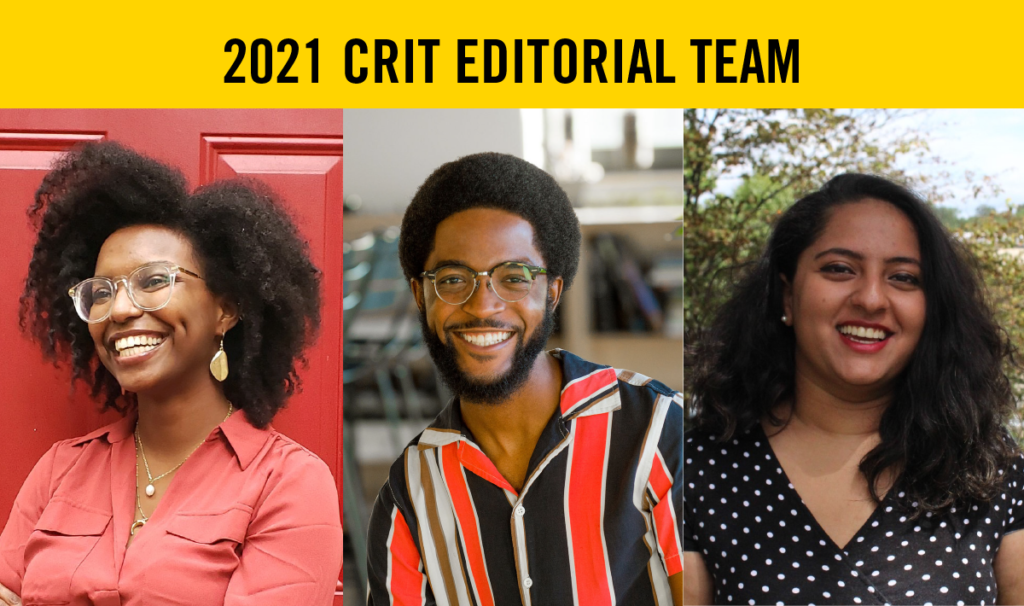 CONGRATULATIONS TO THE 2021 CRIT EDITORIAL TEAM - AIAS